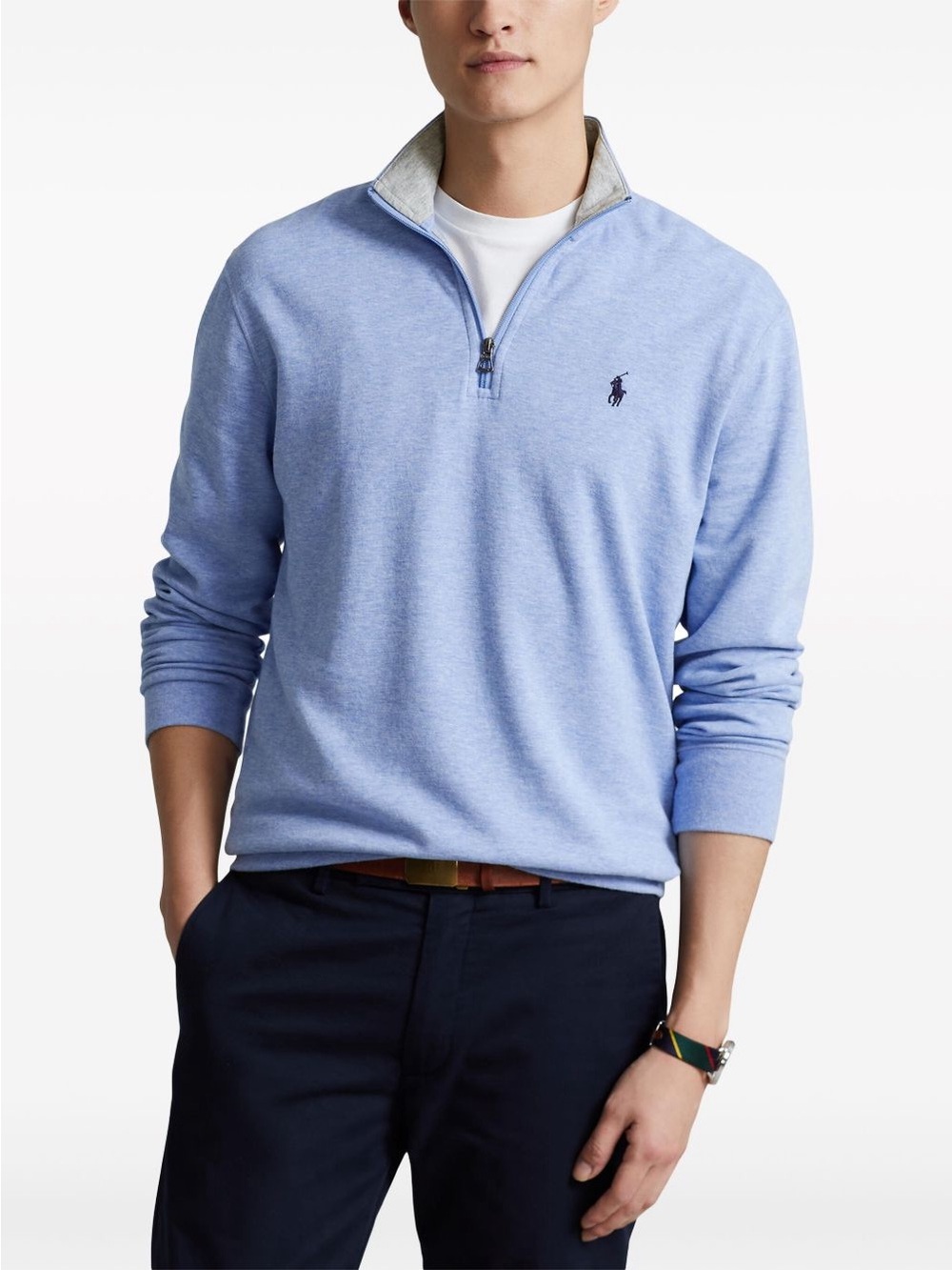 Polo Ralph Lauren Luxury Jersey Quarter-Zip Performance Pullover